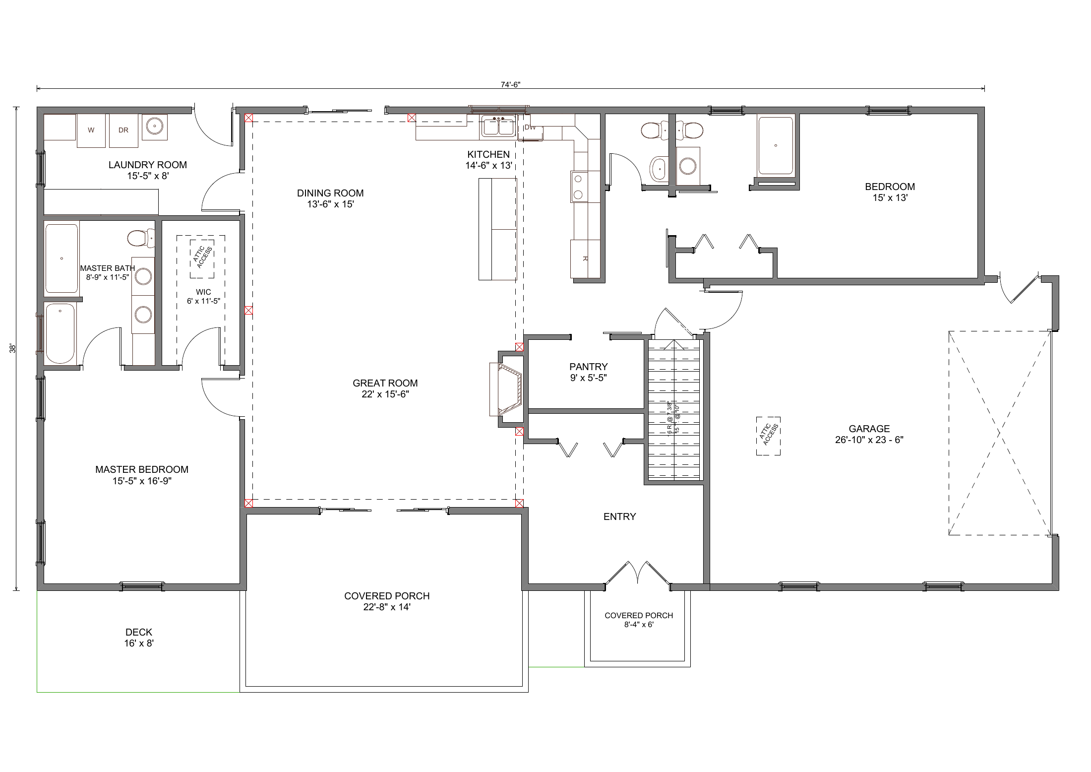 The Susquehanna — floor plan