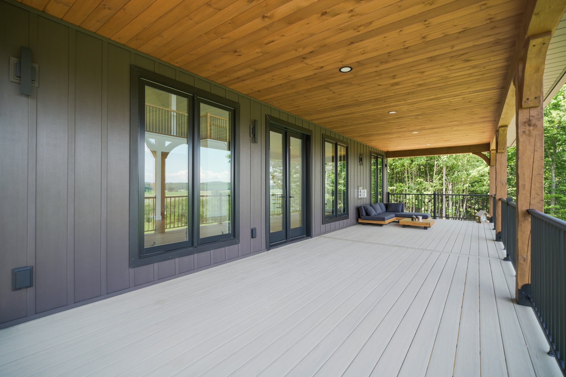 The Tuscarora — covered porch and deck