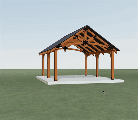 Interactive 3D pavilion designer demo