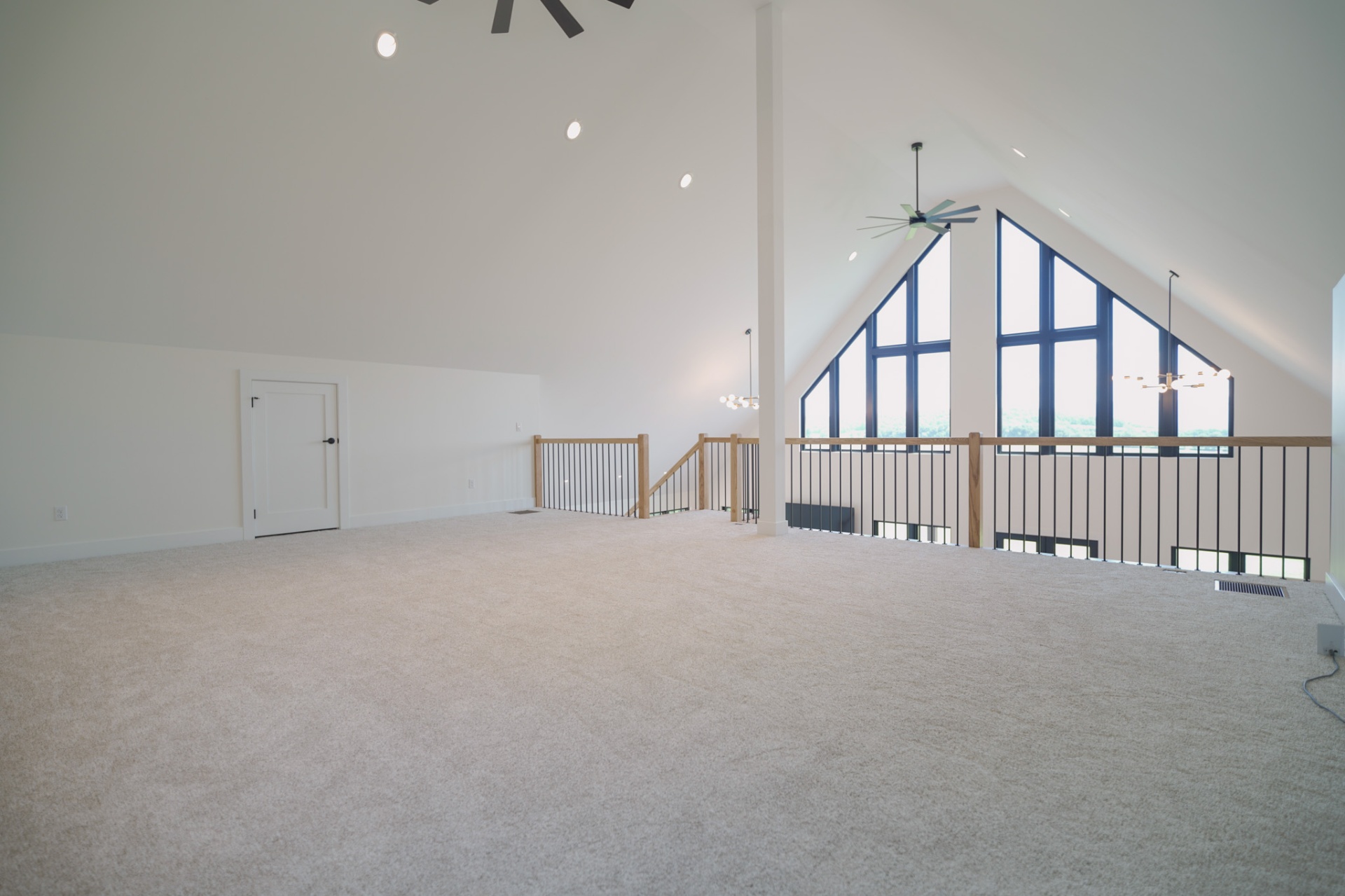 The Tuscarora — vaulted loft with prow windows