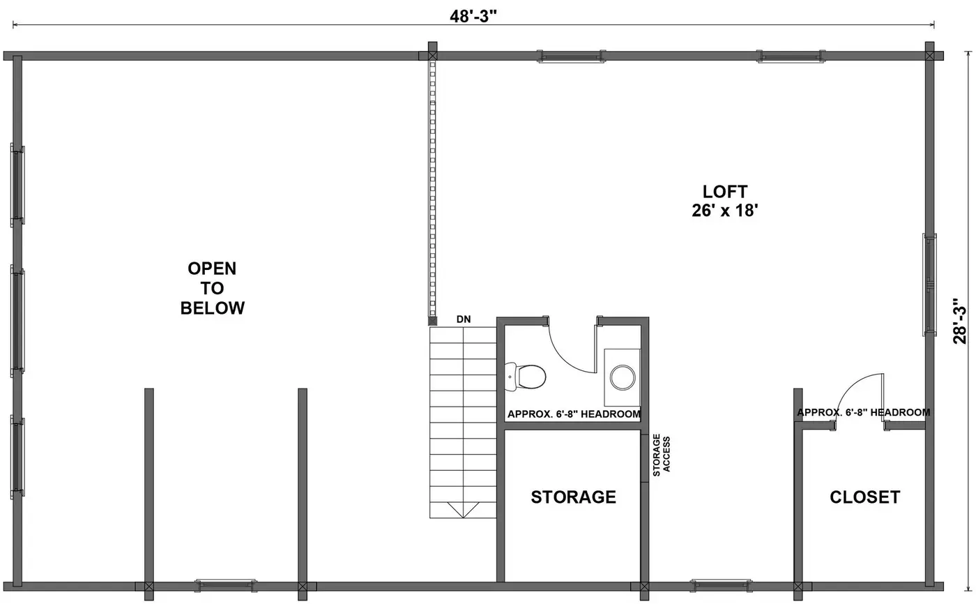 Juniata second floor plan