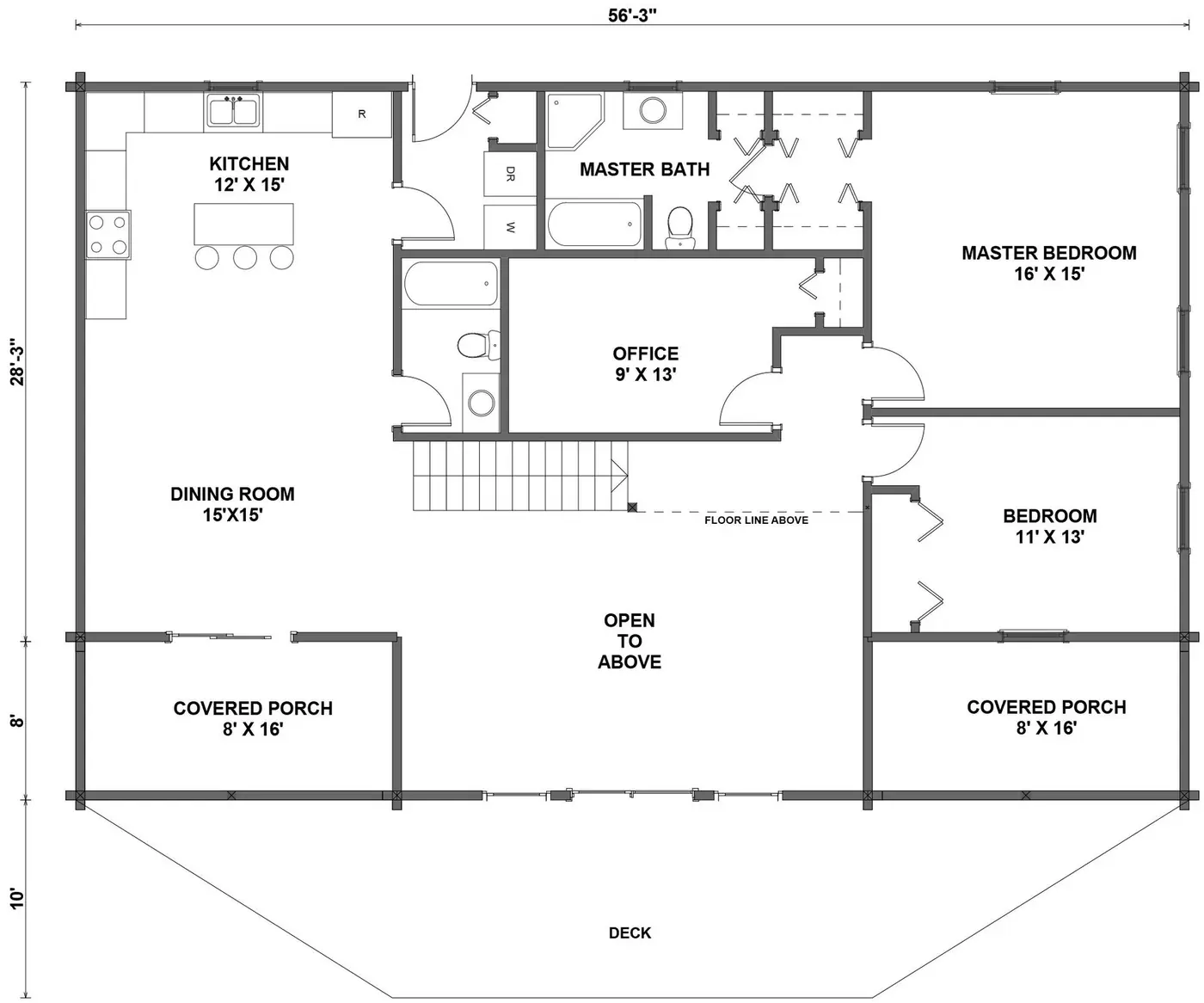Path Valley first floor plan