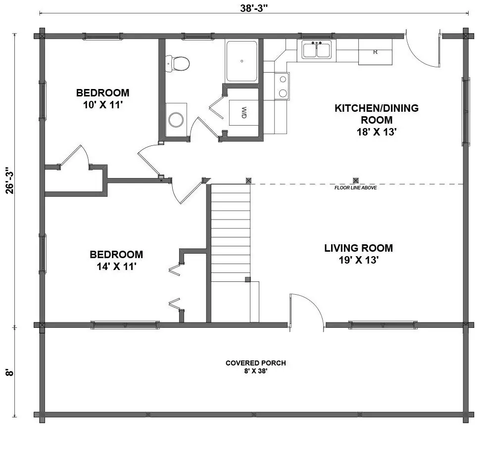 Shade Mountain II first floor plan