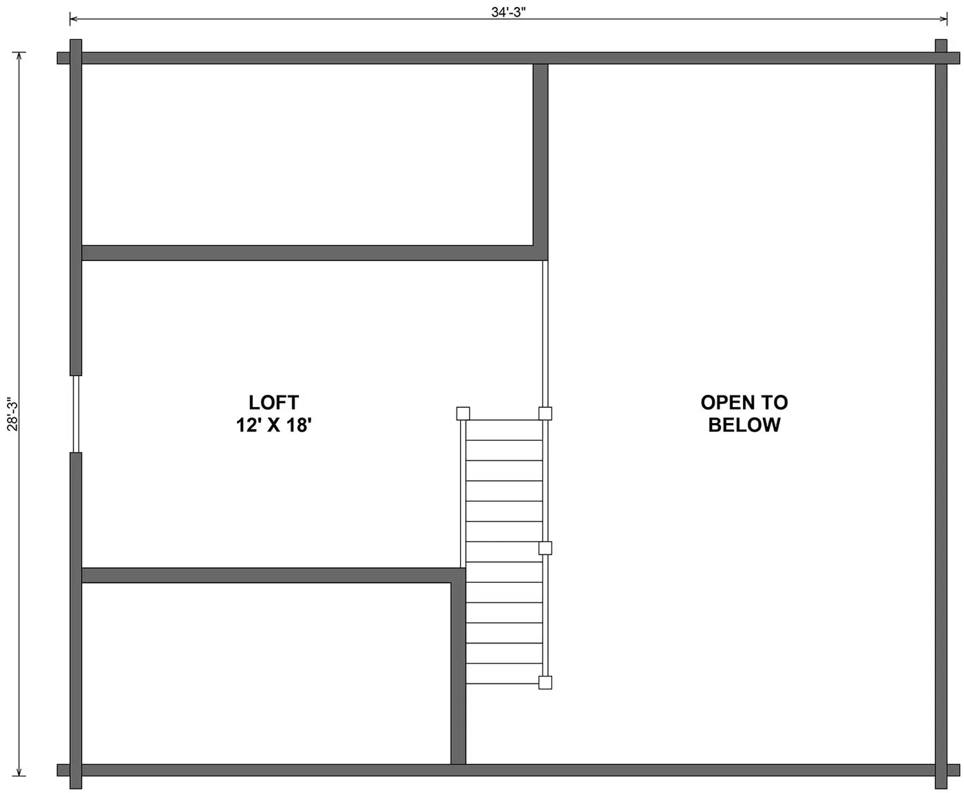 Sportsman loft floor plan