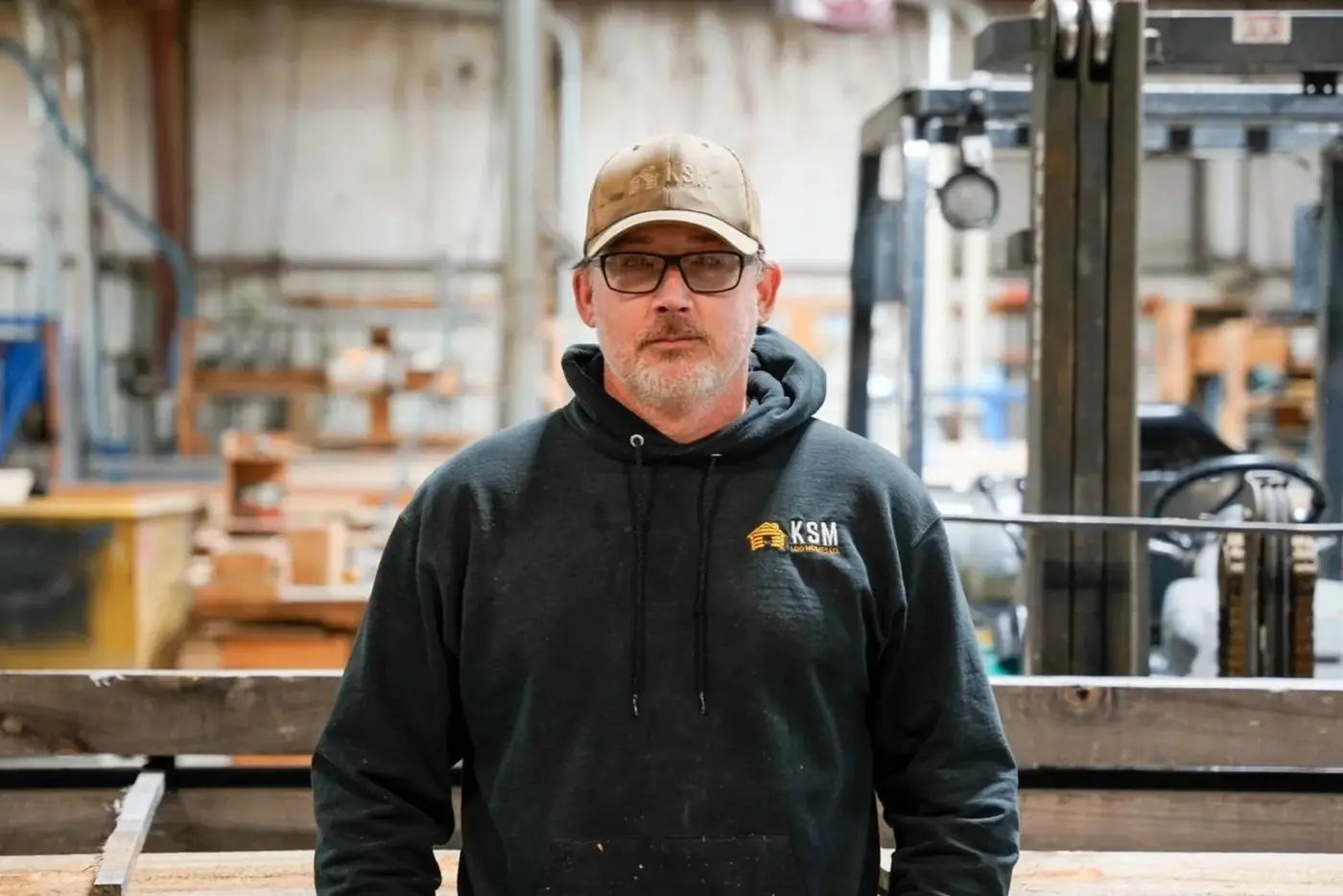 Dale Knepp, Production at KSM Log Homes and Timber Packages