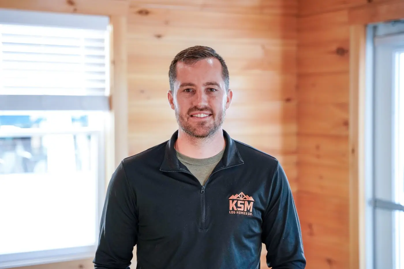 Jeremy Glick, Production Manager & Lumber Sales at KSM Log Homes and Timber Packages