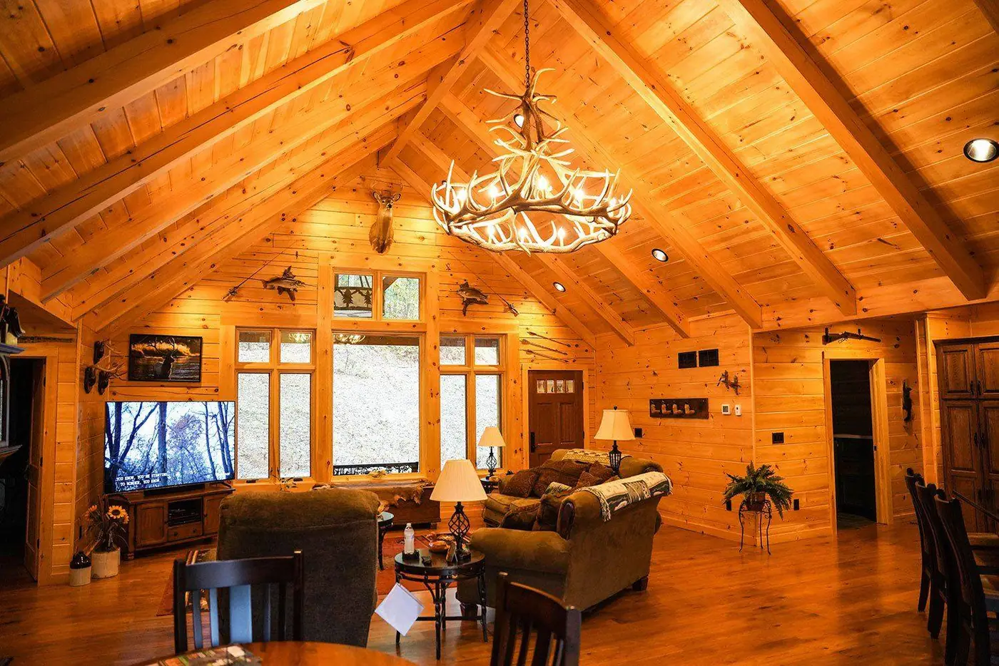 Woodland Retreat living area